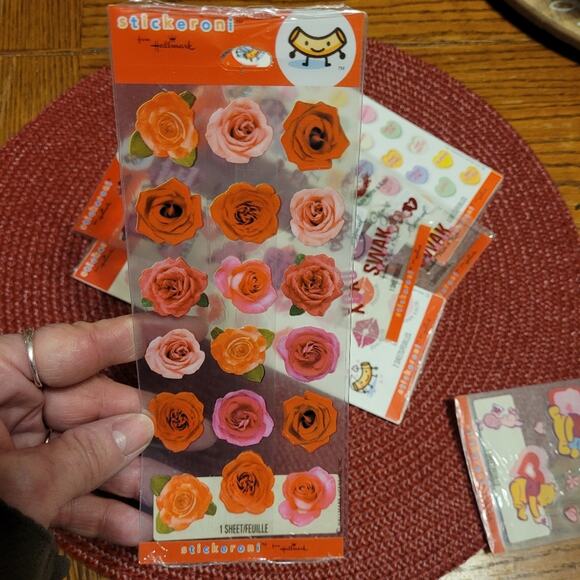 Vintage Valentines Sticker Lot Of 6 Packages Hallmark USA Made School Teacher - Picture 4 of 8